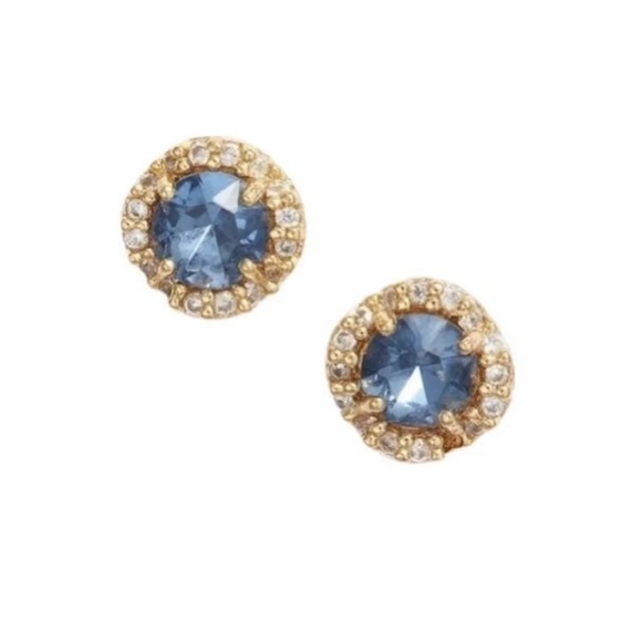 Kate Spade ‘that sparkle’ pave mini studs sapphire